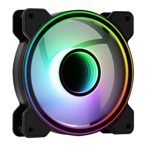 Ventilador Aerocool MIRAGE 12 ARGB, 120mm, ARGB, Conector 12V ARGB