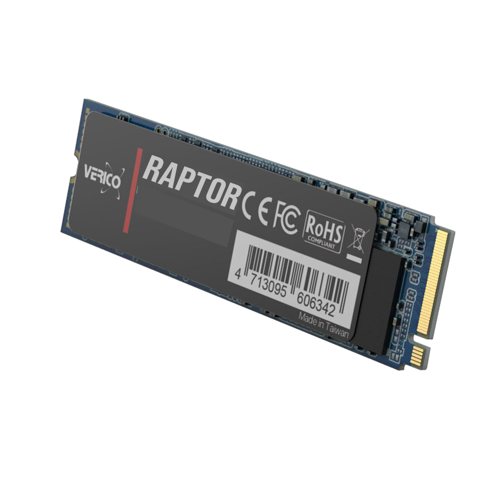 Unidad SSD Verico RAPTOR 512GB, M.2 SATA, 2280, 1SSOR-SSM2M3-NN /MAX. 1 X CLIENTE