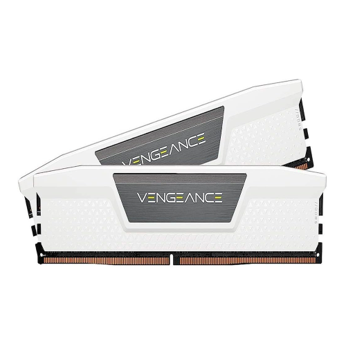 Kit Memoria RAM Corsair Vengeance DDR5, 5200MHz, 64GB (2x32GB), CL40, Blanco, CMK64GX5M2B5200C40W /MAX. 1 X CLIENTE