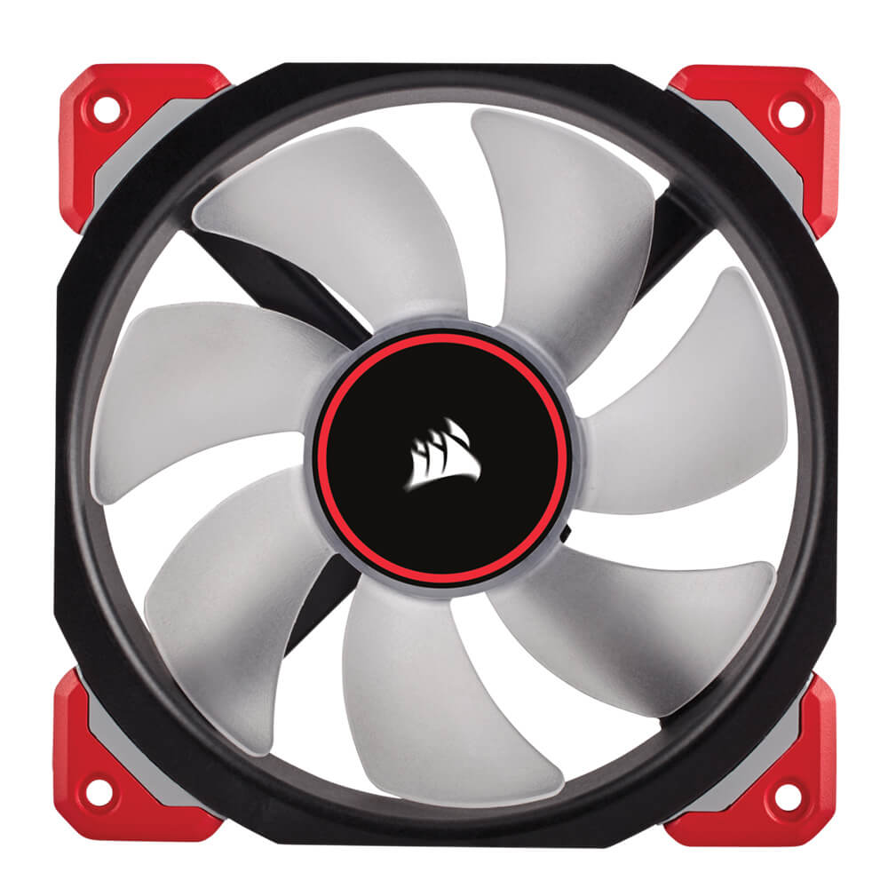 Ventilador para Gabinete - Corsair ML120 Rojo, Levitación Magnetica, 120mm, CO-9050042-WW - Image 3