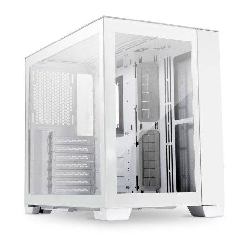 Gabinete Lian Li O11D MINI-S DYNAMIC Mini White Snow, Micro ATX, Cristal Templado, O11D-MINI-S (Solo soporta Fuentes SFX y SFX-L)