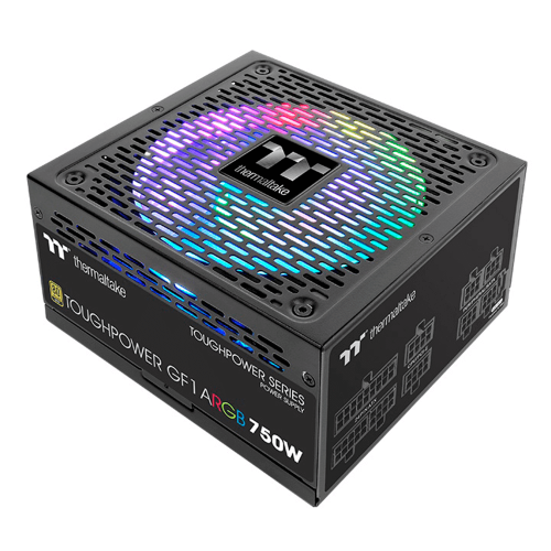 Fuente de Poder Thermaltake Toughpower GF1 ARGB 80 PLUS Gold, 24-pin ATX, 140mm, 750W, PS-TDP-0750F3FAGU-1 /
