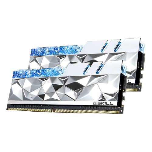 Memoria RAM de Lujo 64GB GSkill Trident Z Royal Elite, RGB Silver/ 4000Mhz Kit 2x32GB, F4-4000C18D-64GTES /MAX. 1 X CLIENTE
