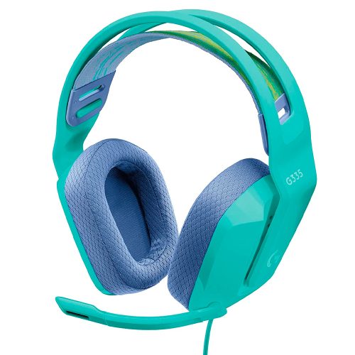 Diadema Gamer Logitech G335 Mint, Microfono - 981-001023