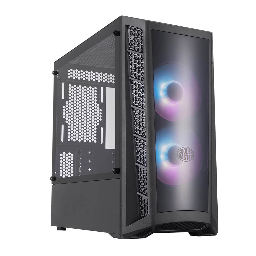 Gabinete Cooler Master Masterbox MB320L, Cristal Templado, 2 Ventiladores RGB, Micro-TX, USB 3.0, MCB-B320L-KGNN-S02