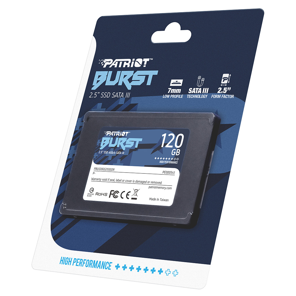 Unidad de estado solido SSD 120GB 2.5" SATA3 Patriot Memory Burst, PBU120GS25SSDR /MAX. 1 X CLIENTE - Image 6