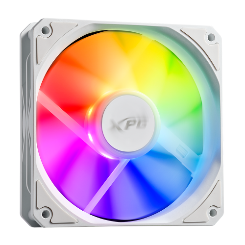 Ventilador XPG Vento R 120 ARGB PWM, 120mm, 300~1600 RPM, Blanco, VENTOR120ARGBPWM-WHCWW