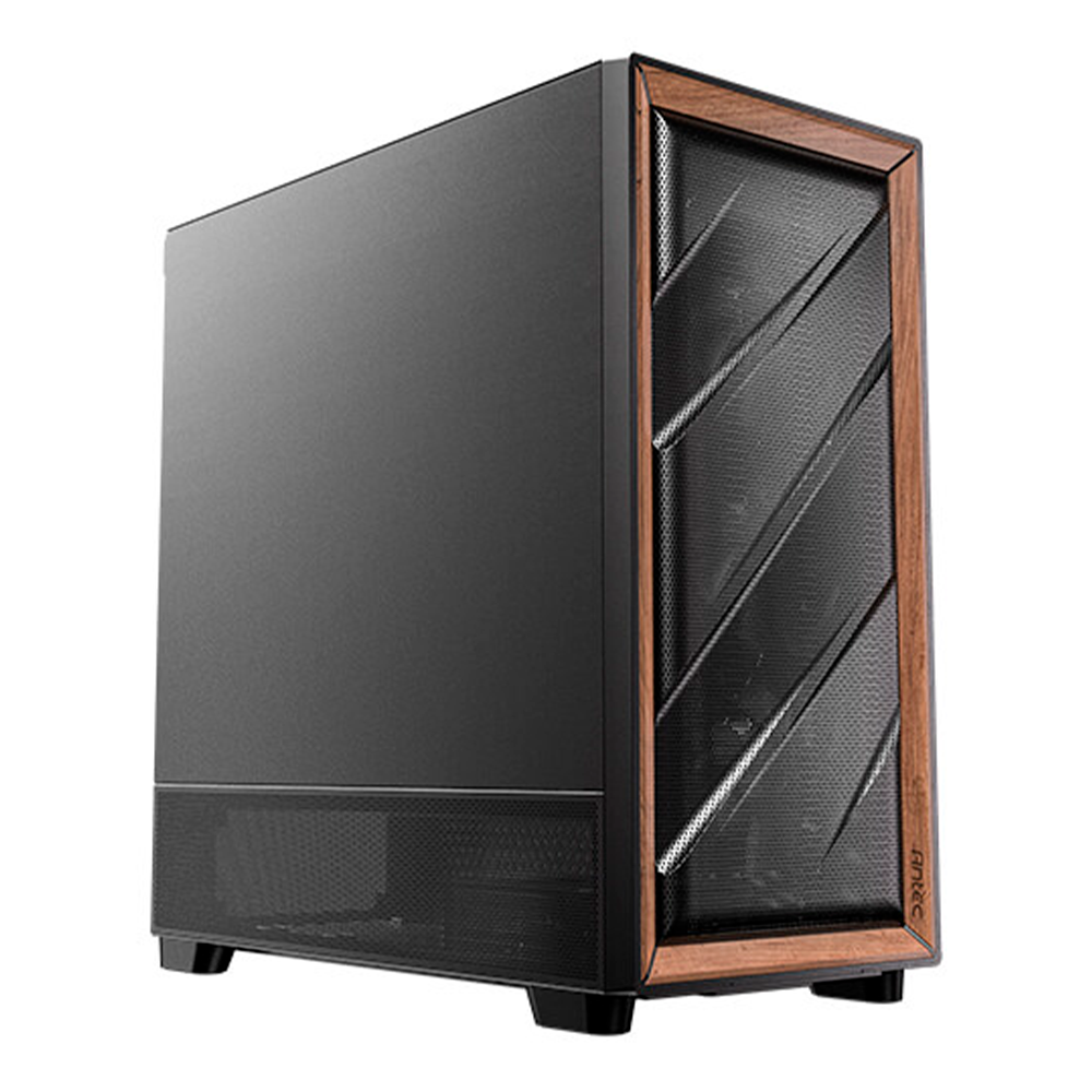 Gabinete Antec FLUX SE, Midi-Tower, ATX/E-ATX/ITX/Micro-ATX, 5 Ventiladores Incluidos, USB 2.0/3.0, Sin Fuente, Negro, FLUX SE/ NAVIDAD