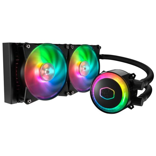 Enfriamiento Liquido Cooler Master Masterliquid ML240R Iluminación RGB, MLX-D24M-A20PC-R1/ NAVIDAD