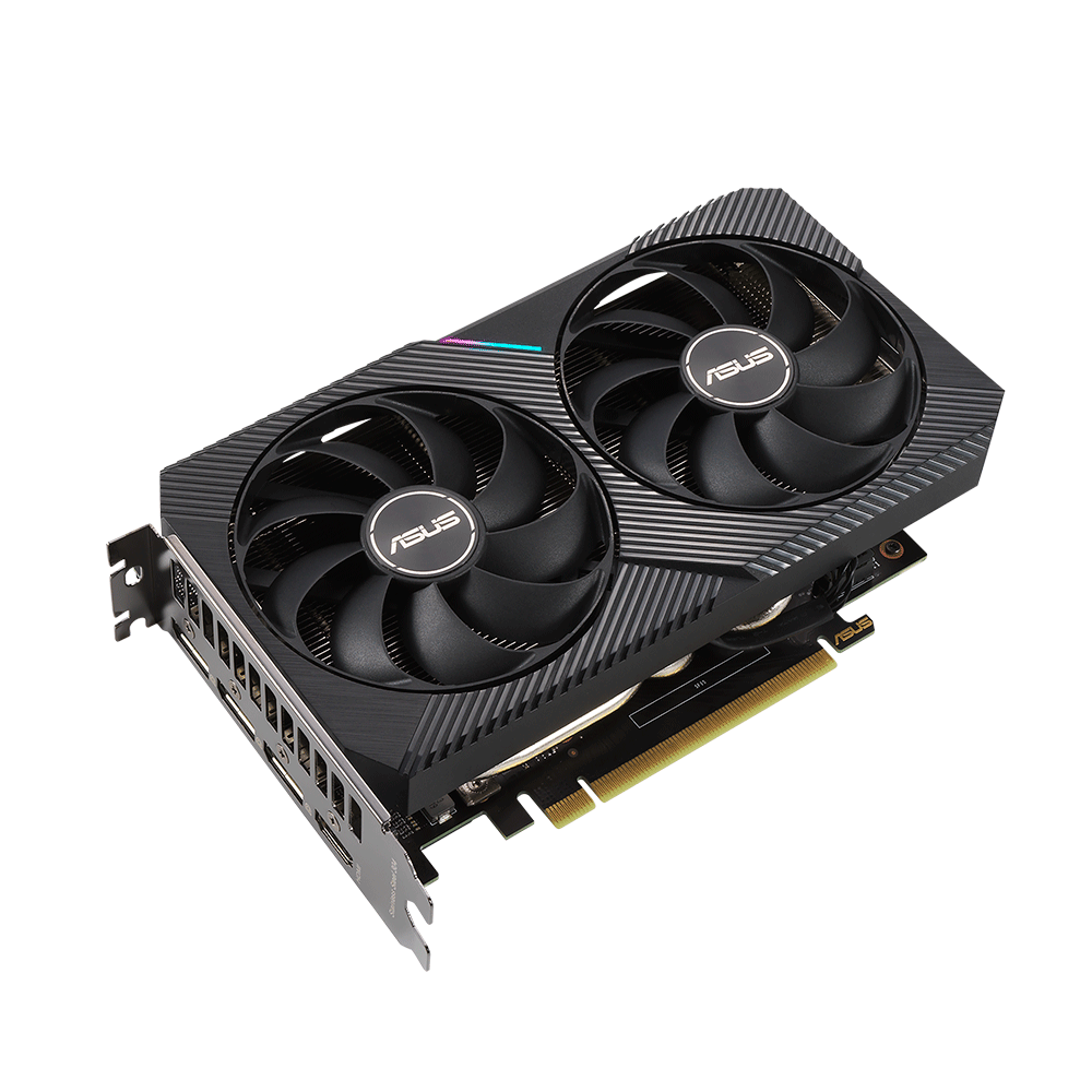 Tarjeta de Video Nvidia GeForce RTX 3060 TI, Asus DUAL MINI V2 LHR, DUAL-RTX3060TI-8G-MINI-V2, 3 AÑOS DE GARANTIA NACIONAL - Image 3