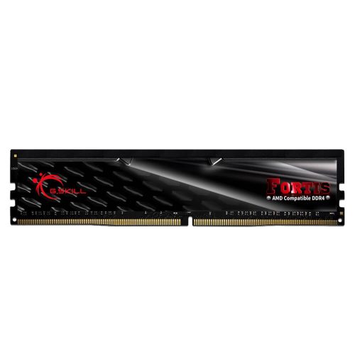Memoria RAM 8GB DDR4 GSkill Fortis For AMD Ryzen 2400Mhz Negro, F4-2400C16S-8GFT /MAX. 1 X CLIENTE