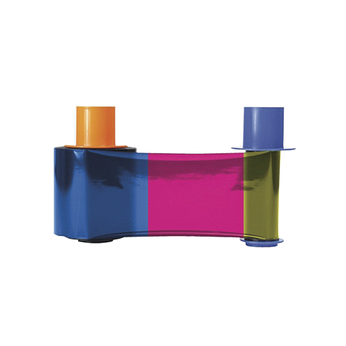 HID 045110 Cartucho ribbon YMCKOK, 200 impresiones, Para DTC4250e, DTC4000