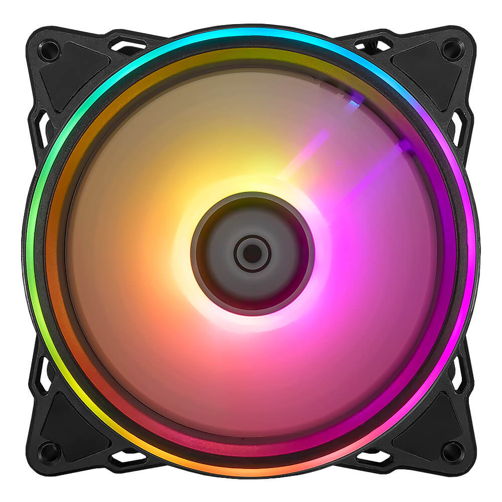 Kit de 3 ventiladores Munfrost HE-LIX, Compatible con Aura Sync etc., ARGB, Controlador incluido, anti-vibraciones, OFFMUNFROST - Image 6