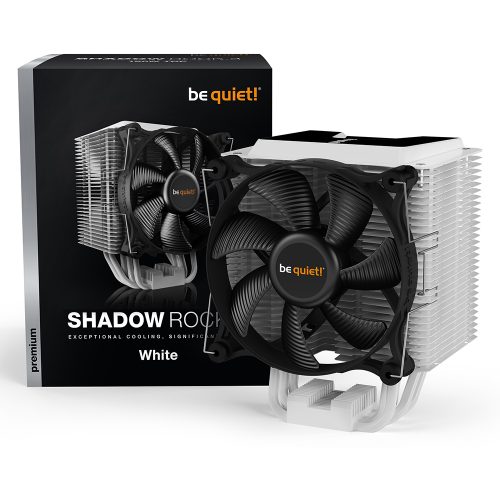 Disipador para CPU Be Quiet! Shadow Rock 3 White - Intel (Listo para Intel LGA1200 y AMD (Listo para AM4) - BK005