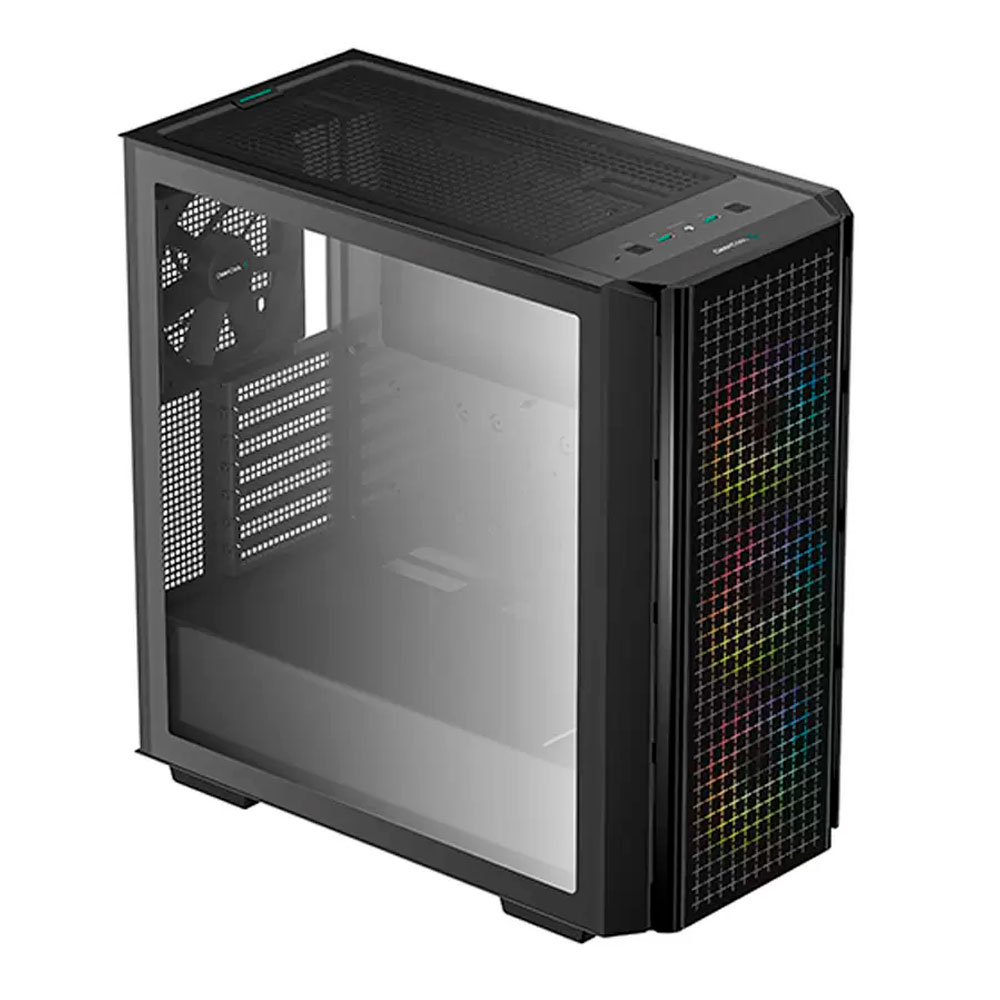 Gabinete Deepcool CG540, 3 Ventiladores RGB + 1 Ventilador, Aura Sync, Cristal Templado, R-CG540-BKA GE4-G-1 / - Image 2