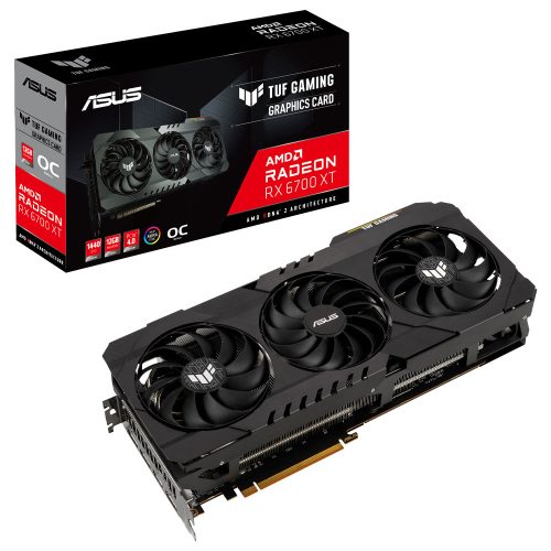 Tarjeta de video Radeon RX 6700 XT 12GB GDDR6, ASUS TUF GAMING OC, HDMI, DP, TUF-RX6700XT-O12G-GAMING, 3 AÑOS DE GARANTIA NACIONAL /