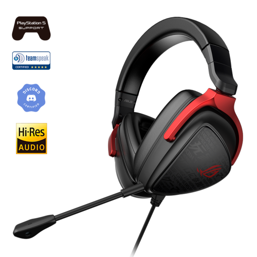 Diadema Gamer Asus ROG Delta S Core, USB-C, Iluminación RGB Circular, Compatible con PC, Nintendo Switch y Playstation, ROG DELTA S CORE