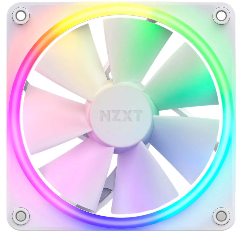 Ventilador para Gabinete NZXT F120 RGB, Blanco, 120mm, EN-NZX-066, RF-R12SF-W1 - Image 2