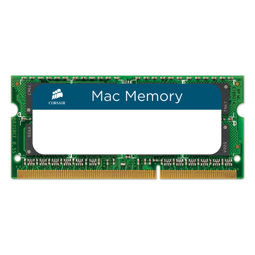 Memoria RAM DDR3 8GB 1333mhz Corsair PARA MACBOOK IMAC MAC MINI, CMSA8GX3M1A1333C9 /MAX. 1 X CLIENTE