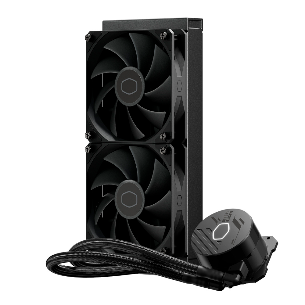 Enfriamiento Líquido Cooler Master MasterLiquid 240L Core, 2x120mm, 650-1750RPM, MLW-D24M-A17PK-R1