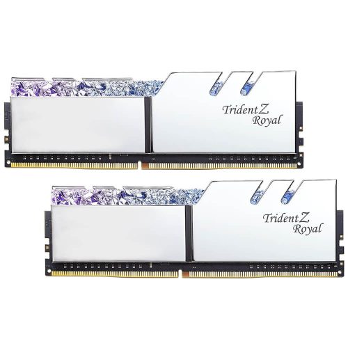 Memoria RAM de Lujo 16GB DDR4 GSkill Trident Z Royal, RGB, 3000Mhz Kit 2x8GB, F4-3000C16D-16GTRS /MAX. 1 X CLIENTE