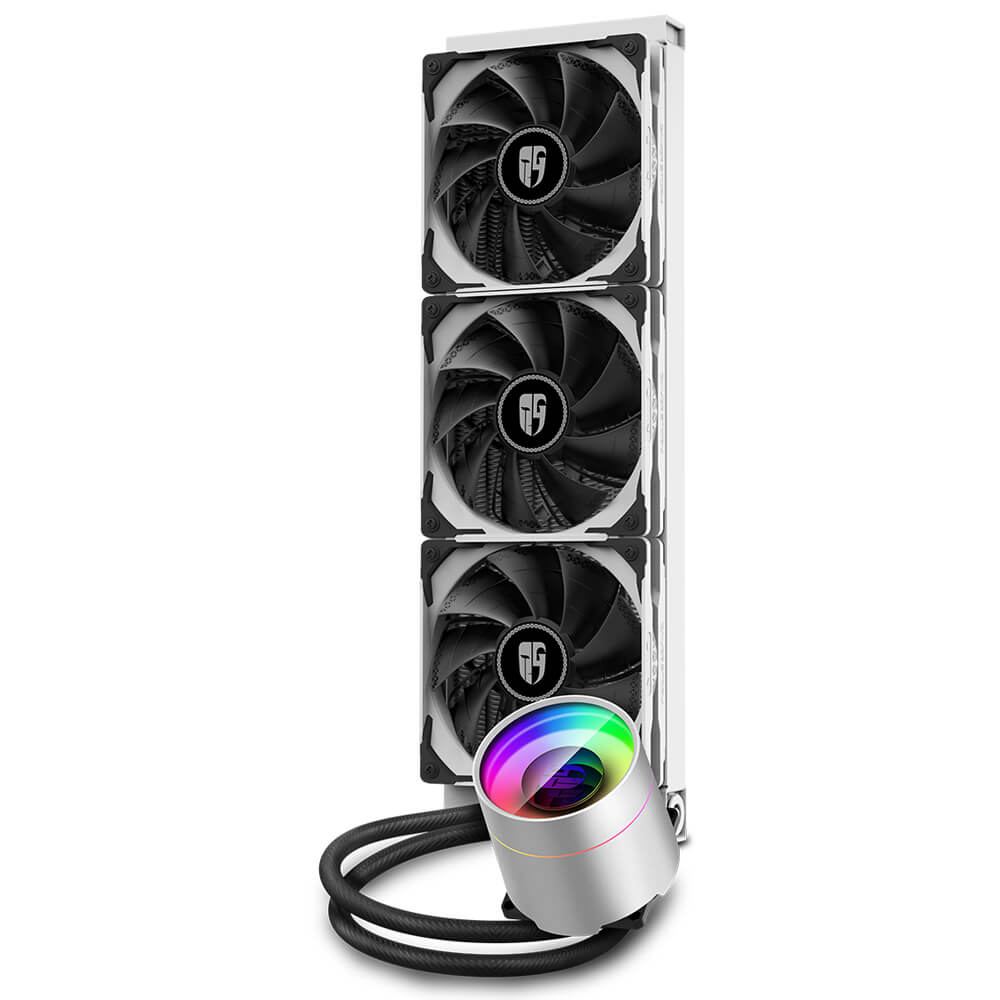 Sistema de Enfriamiento Liquido AIO Deepcool Castle 360EX White RGB - 120mm X3 Intel y Amd (Listo para LGA1200 y TRX4) Aura Sync, RGB Fusión etc., DP-GS-H12W-CSL360EXWH - Image 5