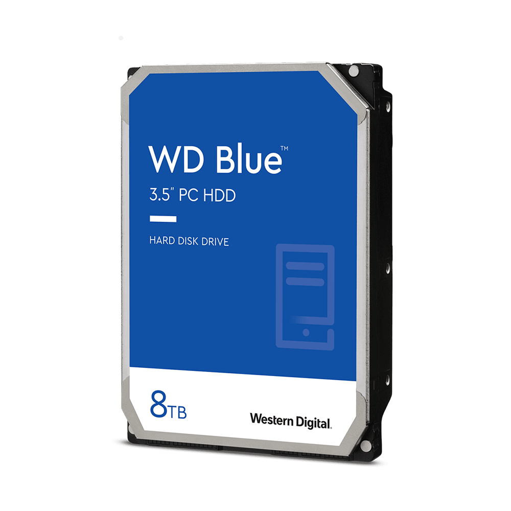 Disco Duro Interno WD Blue 8TB 3.5" SATA3, 5640RPM, 128MB, Nuevo, WD80EAZZ