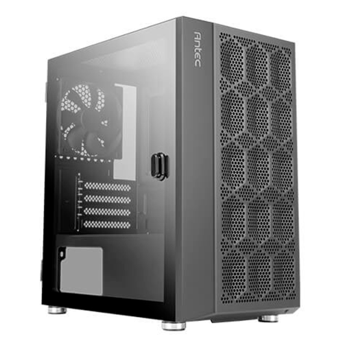 Gabinete Antec NX200M, Mini-Tower, Micro-ATX/ITX, Cristal Templado, USB 3.0/2.0, 3 Ventiladores Instalados, Negro, NX200M RGB, NX200M NEGRO