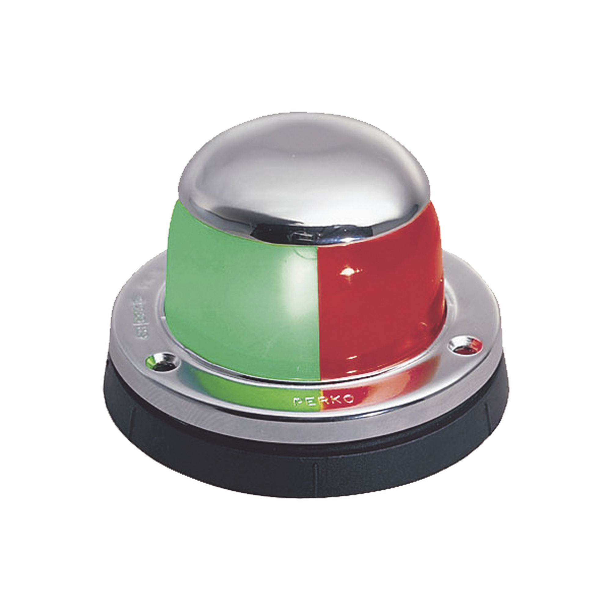 PERKO 0972-DP0-STS Luz Lateral de Navegación Roja con Carcasa Blanca