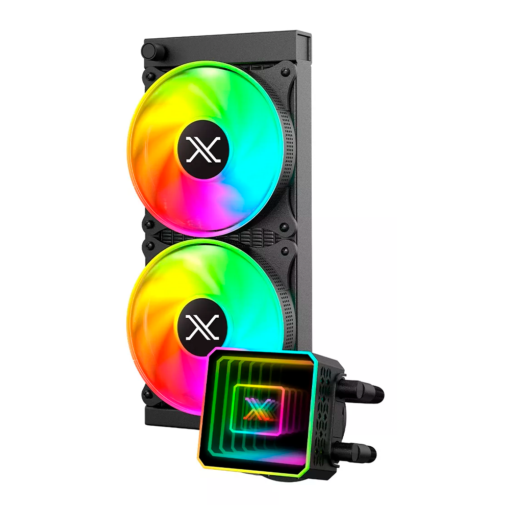 Enfriamiento Líquido Xzeal Vostok, 2x120mm, ARGB, LGA1700/1851/AM5, XZCO412B