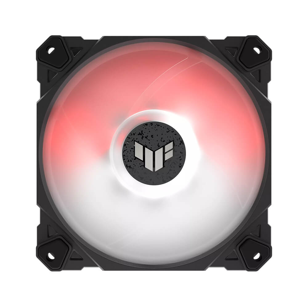 Ventilador Asus TUF TF120 ARGB, 3pin, Customizable, Advanced Fluid Dynamic Bearing, 120mm PWM Control, Anti-vibration Pads, Double-layer, TF120A1R, PRE-FIN - Image 3