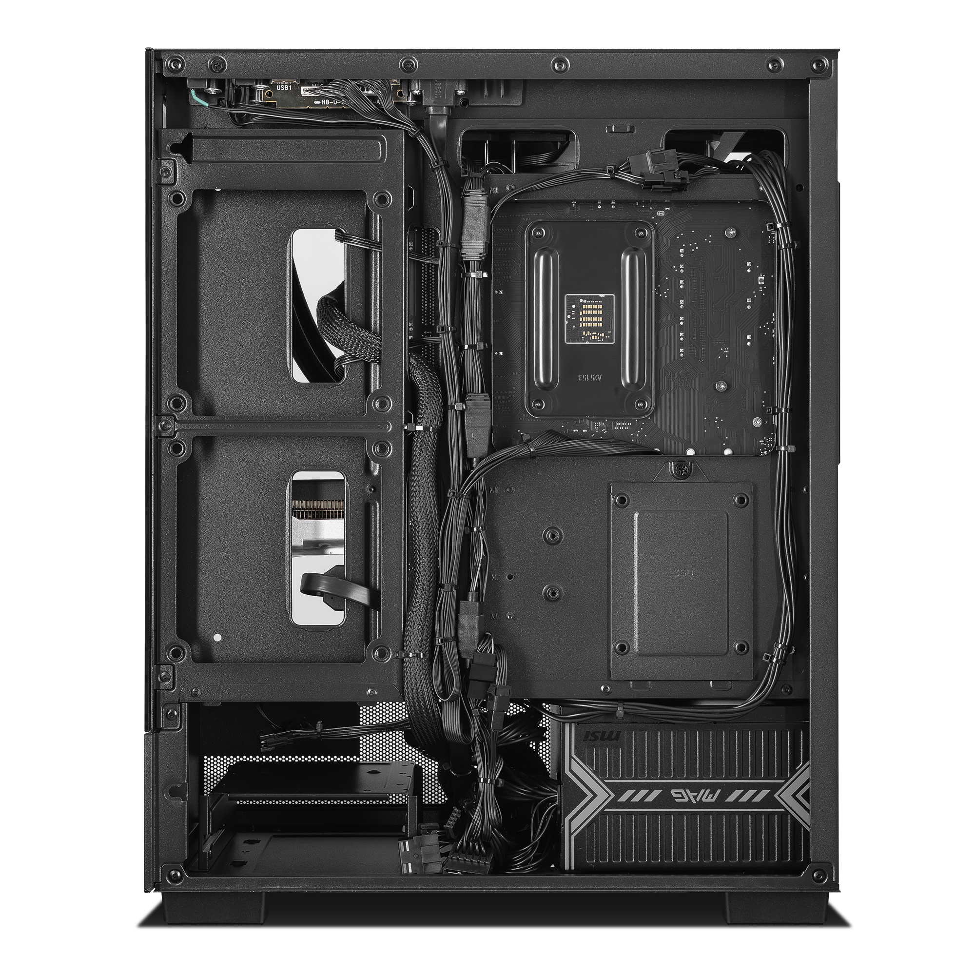 Computadora ULTIMATE PC WARDEN, POWERED BY MSI, RTX 5060 8GB GDDR7, AMD Ryzen 7 5700X, 32GB RAM, 1TB SSD M.2 PCIe Gen4, 650W 80+ BRONZE, WiFi y Bluetooth, Licencia Windows 11 de regalo, MSIULT, RTXS50 - Image 4