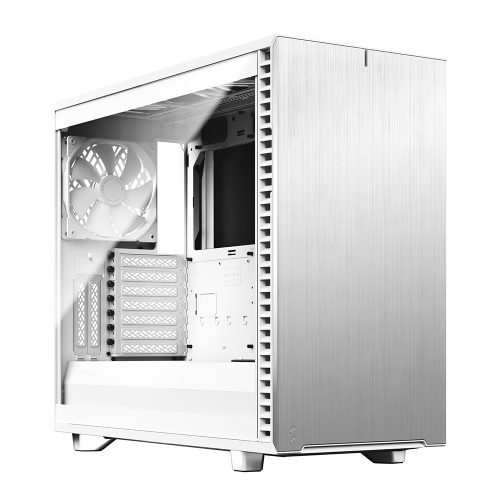 Gabinete Fractal Design Define 7 White, Ventana de Cristal Templado, Incluye 1 Ventilador, mITX mATX ATX, FD-C-DEF7A-06