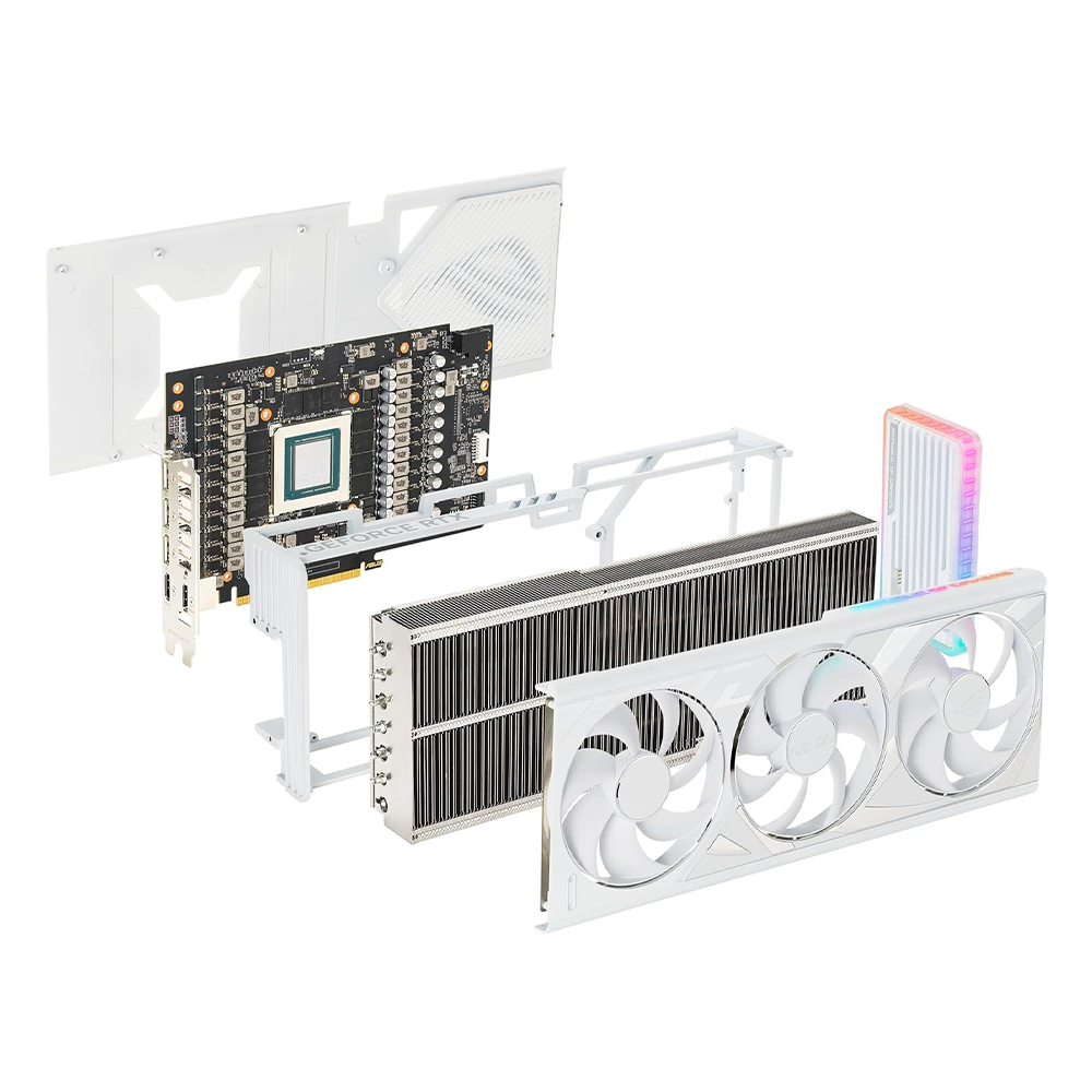 Asus ROG Strix GeForce RTX 4090 White Edition, PCIe 4.0, 24GB GDDR6X, HDMI 2.1a, DisplayPort 1.4a, ROG-STRIX-RTX4090-24G-WHITE - Image 5