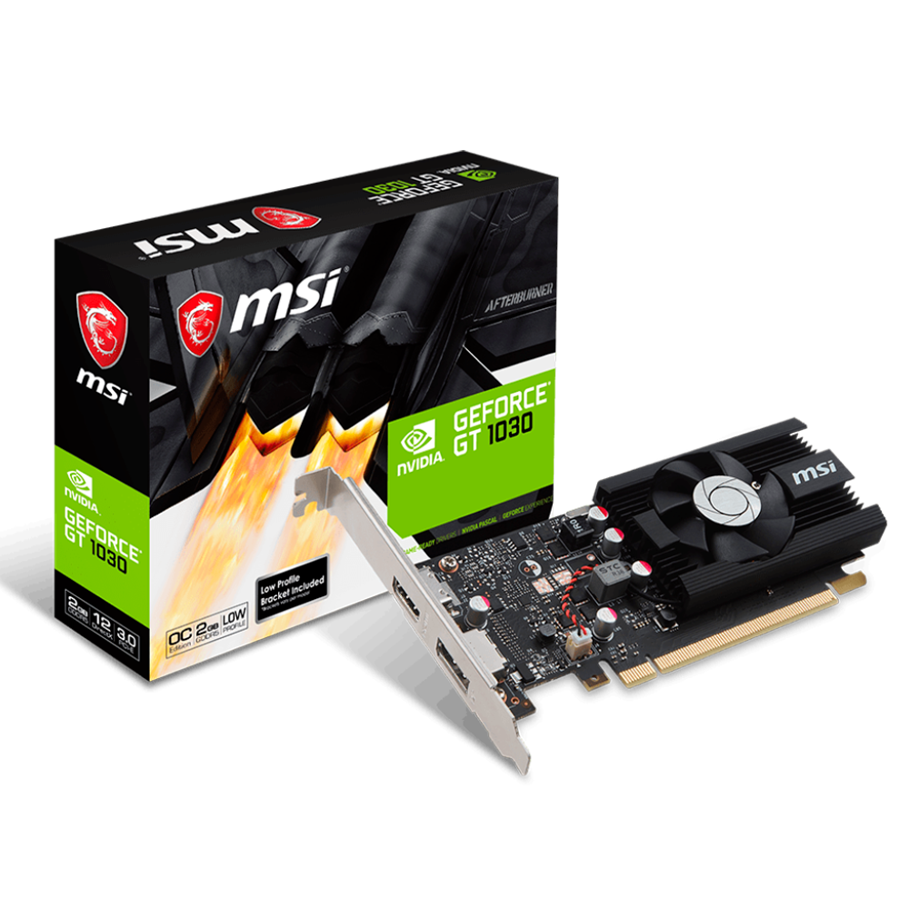 Tarjeta de video NVIDIA GeForce GT 1030 4GB GDDR4, MSI, HDMI/DVI, 912-V812-001
