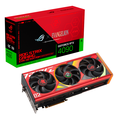 Tarjeta de video NVIDIA GeForce RTX 4090 EVA-02 24GB OC, ASUS ROG STRIX EVA-02, 24GB GDDR6X, ROG-STRIX-RTX4090-O24G-EVA-02-EDITION