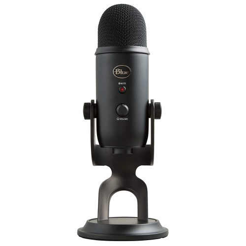 Microfono Profesional para Streaming Calidad Estudio, Blue Yeti Black, 988-000100