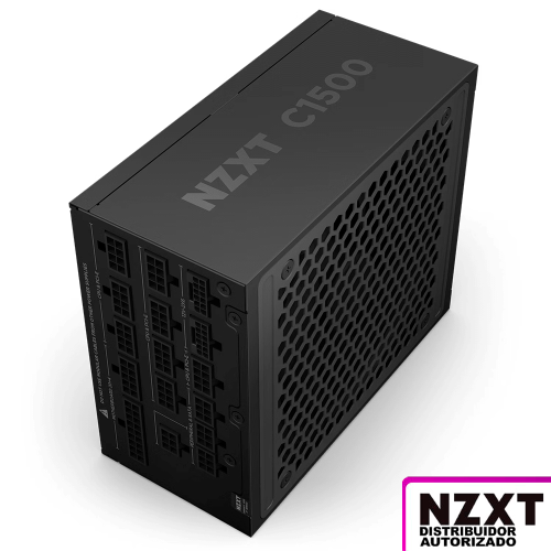 Fuente De Poder NZXT C1500, ATX 3.1 y PCIe 5.1, 1500W 80+ Platinum, 40 Series Ready, Totalmente Modular, Listo para RTX serie 50, Negro, PA-5P1BB-US