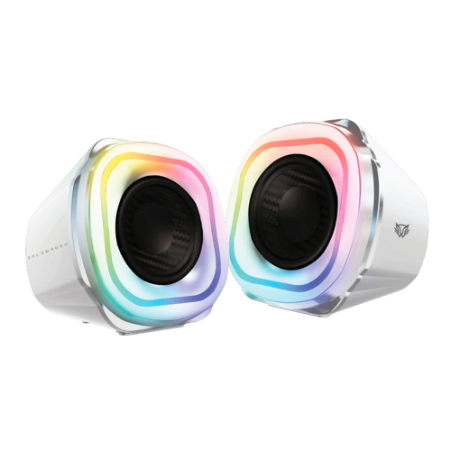 Bocina Balam Rush Gaming Glimm Quad BG555, Alámbrico/Inalámbrico, 2.0 Canales, 10W RMS, Blanco, BR-937023