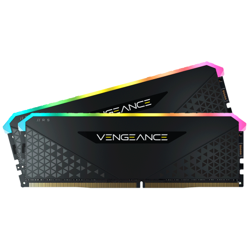 Memoria RAM DDR4 16GB 3200MHz Corsair Vengeance RGB RS, Kit 2x8GB, Negras, CMG16GX4M2E3200C16 /MAX. 1 X CLIENTE