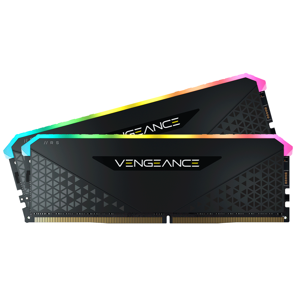 Memoria RAM DDR4 16GB 3200MHz Corsair Vengeance RGB RS, Kit 2x8GB, Negras, CMG16GX4M2E3200C16 /MAX. 1 X CLIENTE