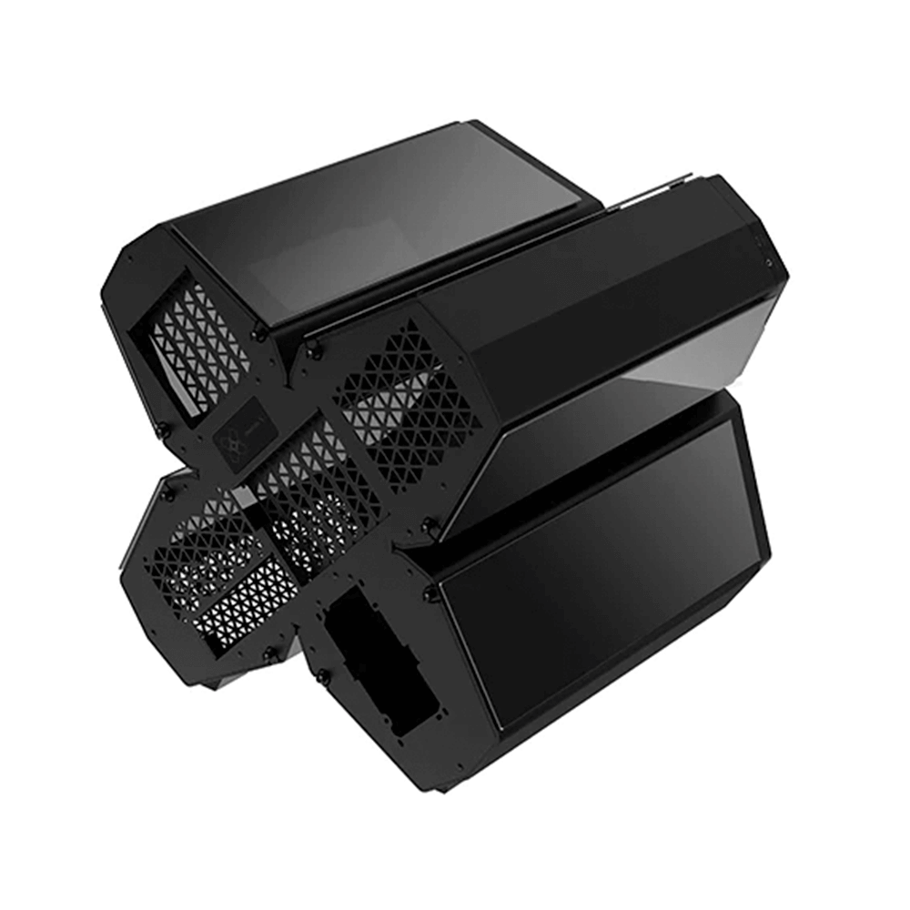 Gabinete Gamer DeepCool Quadstellar Infiniry, Gabinete E-atx, ARGB, Páneles de Cristal, Estructura compartimentada con cámara de GPU independiente, Puerto USB 3.2, R-QUADSTELLAR-G-1 // YYGH3 - Image 3