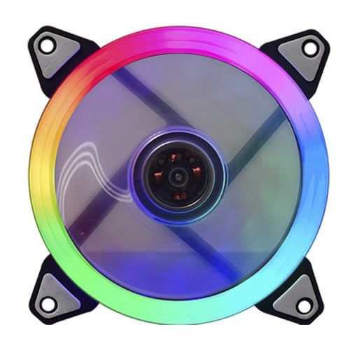 Ventilador para gabinete NACEB NA-0922 CEPHEUS, 120mm, Luz led multicolor, Molex, 43.20CFM, 1200 RPM, 23.40 dBA