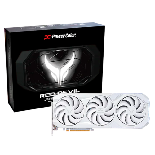 Tarjeta de Video XFX RX 9070 XT RED DEVIL SPECTRAL WHITE, 16GB GDDR6, 256-bit, DisplayPort, HDMI, Blanco, RX9070XT 16G-E/OC/WHITE