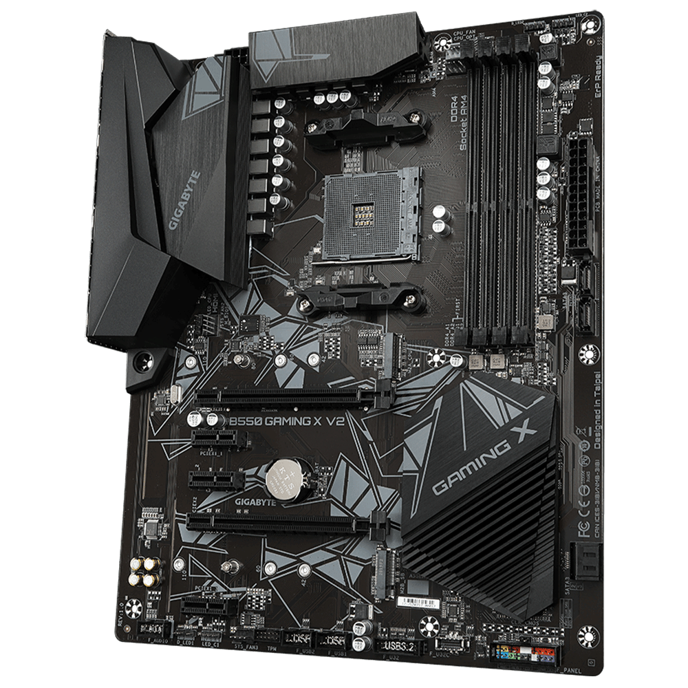 Tarjeta Madre Gigabyte B550 GAMING X V2, Socket AM4, AMD B550, ATX, DDR4, AMD Ryzen 5000 - Image 4