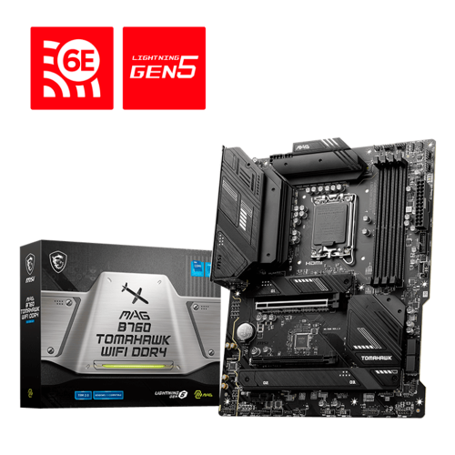 Tarjeta Madre MSI Atx MAG B760 TOMAHAWK WIFI DDR4, Socket 1700, Intel B760, HDMI, 128GB DDR4, MSI B760 TOMAHAWK WIFI DDR4