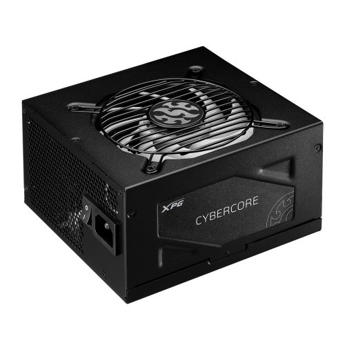 Fuente De Poder XPG CYBERCORE, 1000W 80+ Platinum, Totalmente Modular, Con Vento Pro 120 PWM, CYBERCORE1000P-BKCUS