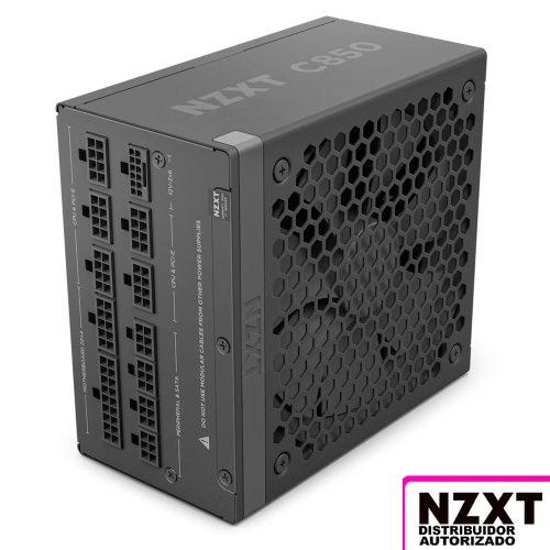 Fuente de Poder NZXT C850, ATX 3.1, 850W 80+ Gold, 24-pin ATX, Totalmente Modular, Listo para RTX serie 50, PA-8G2BB-US