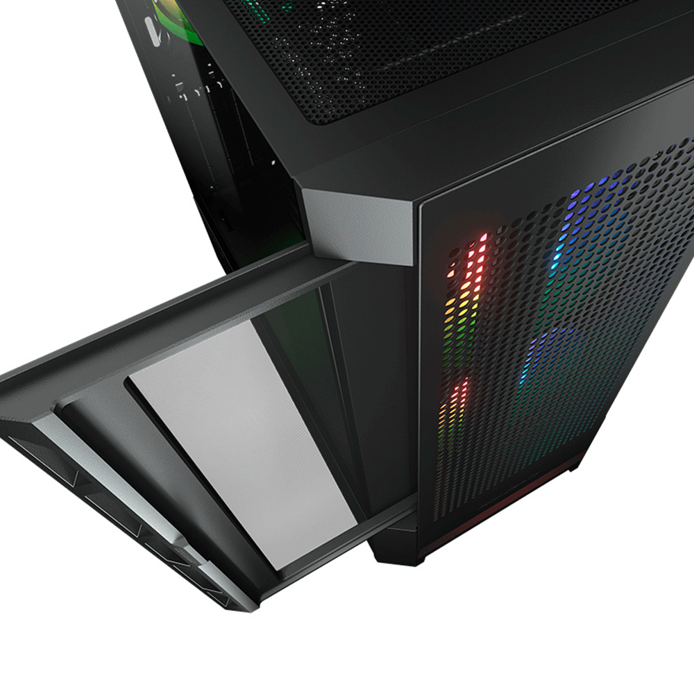 Gabinete Cougar Airface, RGB, Cristal Templado, Midi-Tower, Mini-ITX/Micro-ATX/ATX, USB 3.0/2.0, Sin Fuente, 3 Ventiladores ARGB Instalados, Negro, 385ZD10.0004 - Image 3