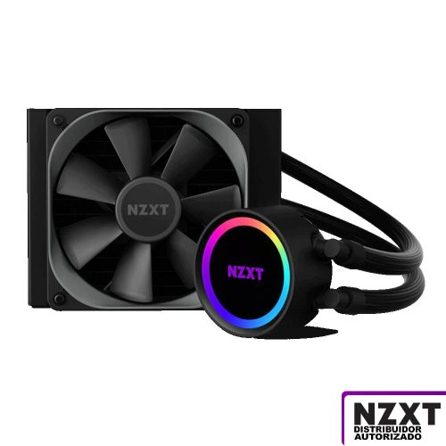 Sistema de Enfriamiento Liquido AIO NZXT Kraken 120 RGB - 120mm Intel y Amd, RL-KR120-B1